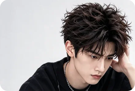 Fine&Flat hair example